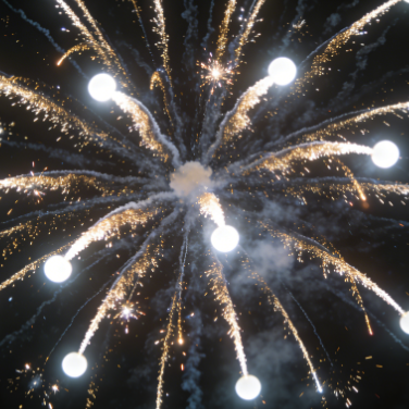 Ball-Throwing Fireworks